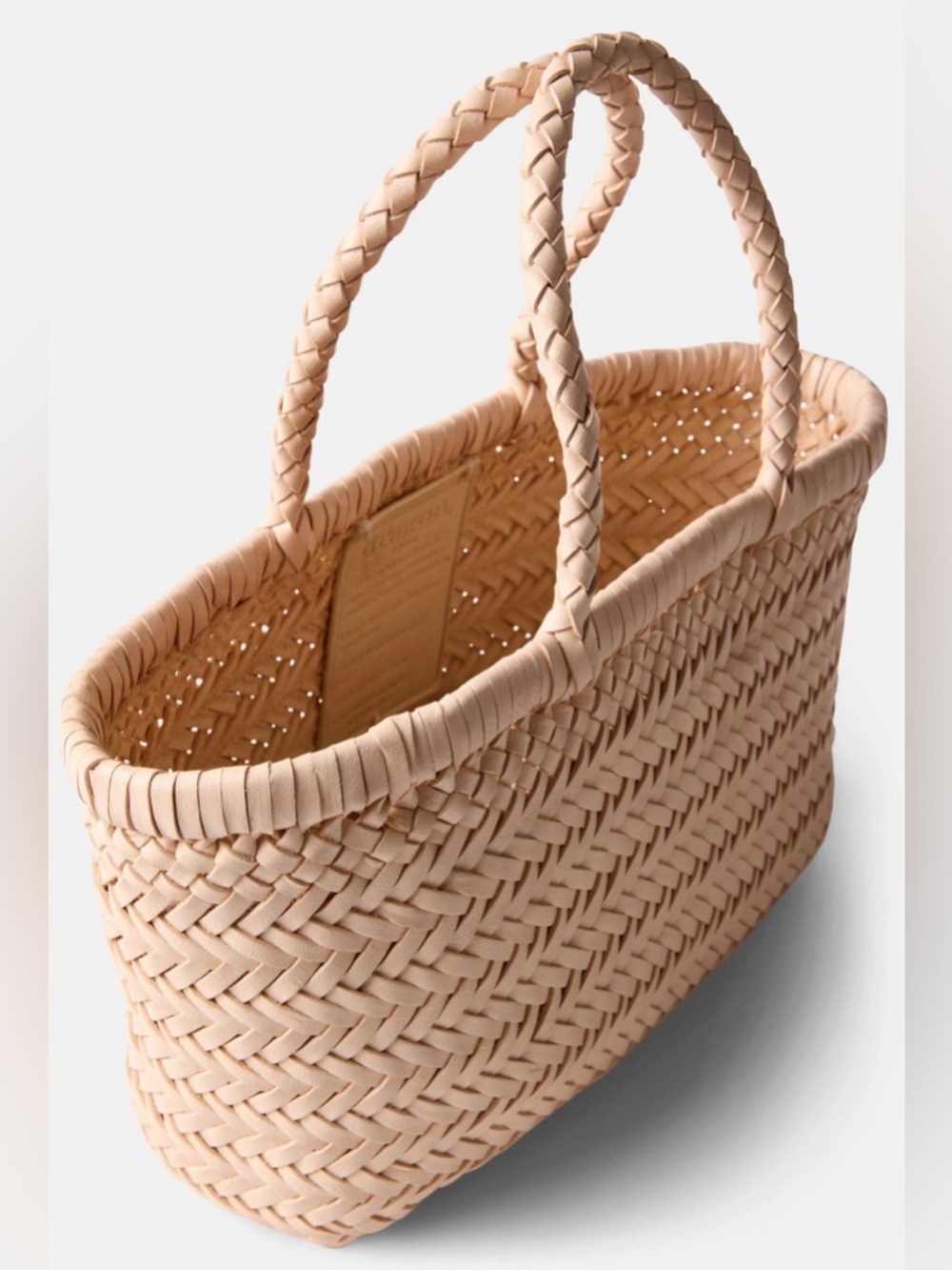 Dragon Diffusion Mini Flat Gora bag in cream color - Picture 4 of 6